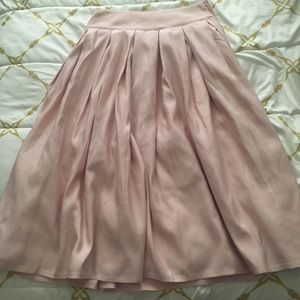 Knee length skirt